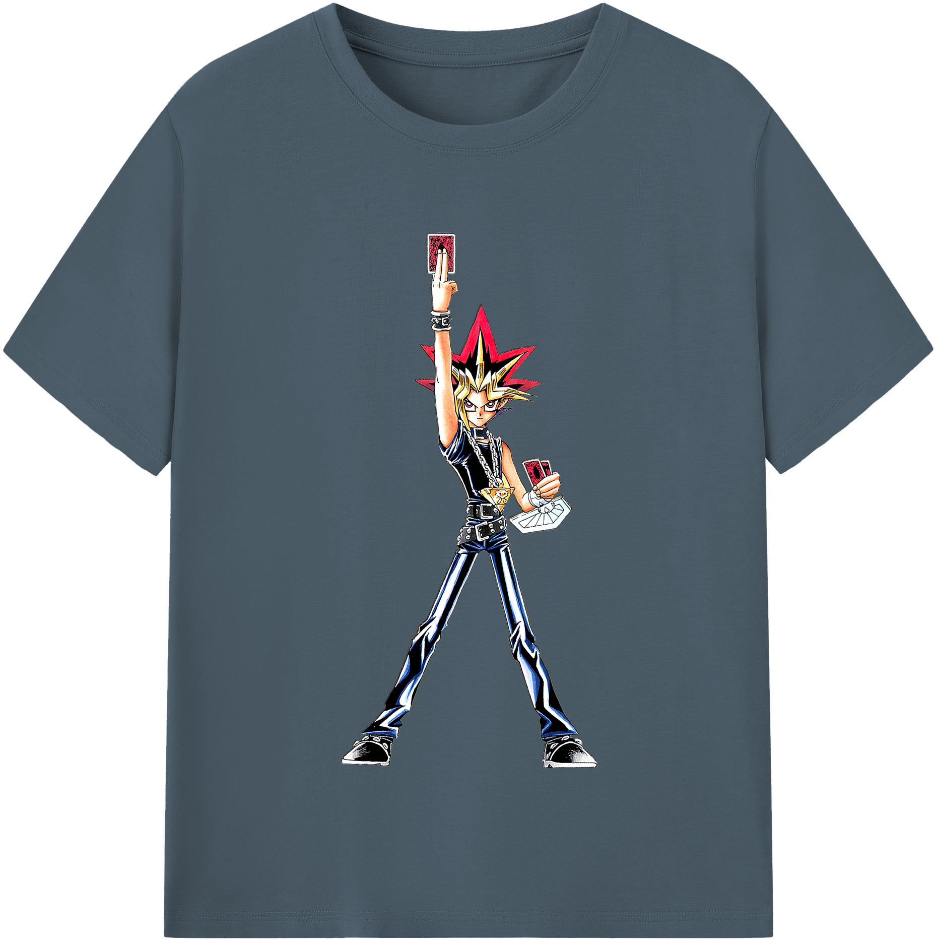 （画像用） 遊☆戯☆王 Yu-Gi-Oh! 綿100％半袖Tシャツ（フロントプリント）